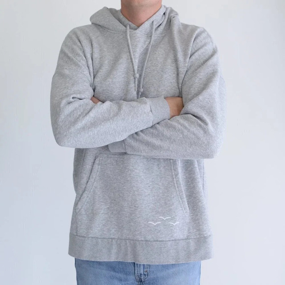 Lazy Pants Long Sleeve Hoodie/ Bunny Hug with Kangaroo Pocket Grey ~size Large - Picture 2 of 15